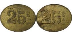 World Coins - France, ., 25 Centimes, Brass,