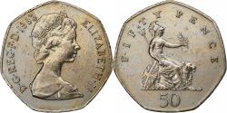 World Coins - Great Britain, Elizabeth II, 50 Pence, 1983, Copper-nickel, , KM:932