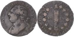 World Coins - Coin, France, Louis XVI, 12 Deniers, 1792⸱4, Paris, , Métal de