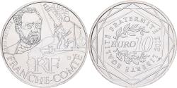 World Coins - France, 10 Euro, Franche-Comté, 2012, Monnaie de Paris, Silver,