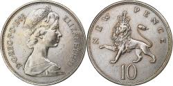 World Coins - Great Britain, Elizabeth II, 10 New Pence, 1968, Copper-nickel,