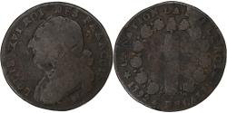 World Coins - France, Louis XVI, 12 deniers françois, 1792⸱4, Marseille, Copper,