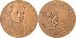 World Coins - France, Medal, Delphine de Girardin, 1967, Bronze,