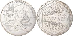 World Coins - France, 10 Euro, 2018, Monnaie de Paris, Mickey Sur le Pont d'Avignon