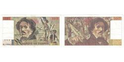 World Coins - France, 100 Francs, Delacroix, 1987, J.120, EF(40-45), Fayette:69.11, KM:154c