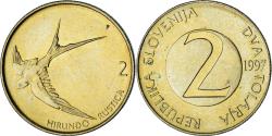 World Coins - Slovenia, 2 Tolarja, 1997