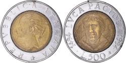 World Coins - Coin, Italy, 500 Lire, 1994, Rome, , Bi-Metallic, KM:167
