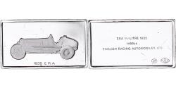 World Coins - France, Medal, Célèbres Automobiles du Monde, ERA 1935, , Silver