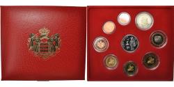 World Coins - Monaco, Proof Set Euro, Prince Rainier III, 2004,