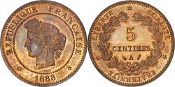 World Coins - Coin, France, Cérès, 5 Centimes, 1888, Paris, , Bronze, KM:821.1