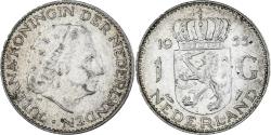 World Coins - Netherlands, Juliana, Gulden, 1955, Utrecht, , Silver, KM:184