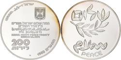 World Coins - Israel, 200 Lirot, 1980, Berne, BE, Silver, , KM:104