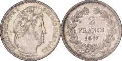 World Coins - France, Louis Philippe I, 2 Francs, 1847, Paris, Silver, , Gadoury:520