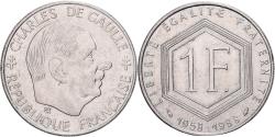 World Coins - France, 1 Franc, Charles de Gaulle, 1988, Paris, Nickel, , Gadoury:475