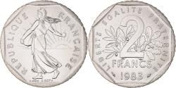 World Coins - Coin, France, Semeuse, 2 Francs, 1983, Paris, FDC, , Nickel, KM:942.1