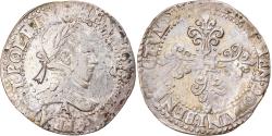 World Coins - Coin, France, Henri III, Franc au Col Plat, Paris, , Silver