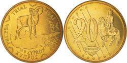 World Coins - Cyprus, 20 Euro Cent, 2003, unofficial private coin, , Brass
