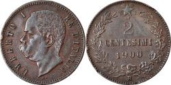 World Coins - Coin, Italy, Umberto I, 2 Centesimi, 1900, Rome, , Copper, KM:30