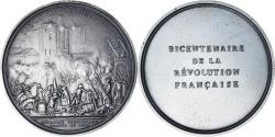World Coins - France, Medal, Révolution Française, Siège de la Bastille, History, 1989