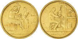 World Coins - Belgium, Token, La Monnaie de Bruxelles, 1910, Michaux, , Copper Gilt