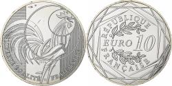 World Coins - France, 10 Euro, Coq, 2016, Monnaie de Paris, Silver,