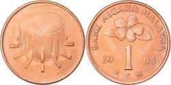 World Coins - Coin, Malaysia, Sen, 2005, , Bronze Clad Steel, KM:49