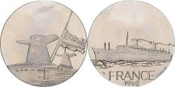 World Coins - France, Medal, Les Grands Transatlantiques, France, 1962, Nickel, C. Gondard
