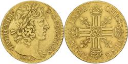 World Coins - France, Louis XIII, Double Louis d'or, 1640, Paris, LVDO, Pattern, Gold