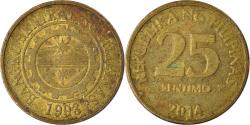 World Coins - Philippines, 25 Sentimos, 2014, Aluminum-Bronze,