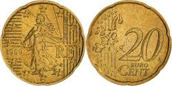 World Coins - France, 20 Euro Cent, BU, 1999, Pessac, Nordic gold, , KM:1286
