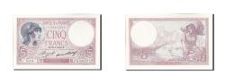 World Coins - Banknote, France, 5 Francs, 5 F 1917-1940 ''Violet'', 1933, 1933-01-26, UNC(63)