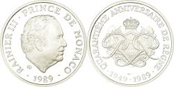 World Coins - Monaco, Medal, 40 ème Anniversaire de Rainier III, 1989, , Silver