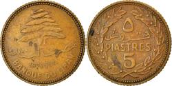World Coins - Coin, Lebanon, 5 Piastres, 1970, , Nickel-brass, KM:25.1