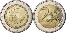 World Coins - Netherlands, 2 Euro, Abdication of Queen Beatrix, 2013, Utrecht, Bi-Metallic