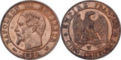 World Coins - France, Napoleon III, 5 Centimes, 1854, Lille, Bronze, , Gadoury:152
