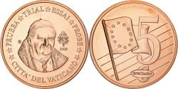 World Coins - Vatican, Medal, 5 C, Essai-Trial Benoit XVI, 2008, Copper,