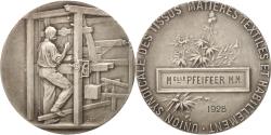 World Coins - France, Medal, Union syndicale des Tissus, matières textiles et habillement