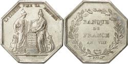 World Coins - France, Token, Banque de France, An VIII, Dumarest, , Silver