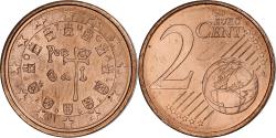 World Coins - Portugal, 2 Euro Cent, 2002, Lisbon, , Copper Plated Steel, KM:741