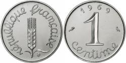 World Coins - France, Centime, Épi, 1969, Paris, FDC, Stainless Steel, , Gadoury:91