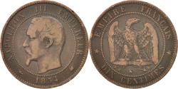 World Coins - Coin, France, Napoleon III, Napoléon III, 10 Centimes, 1854, Bordeaux