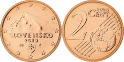 World Coins - Slovakia, 2 Euro Cent, 2010, Kremnica, BU, , Copper Plated Steel, KM:96