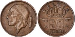 World Coins - Coin, Belgium, 50 Centimes, 1974