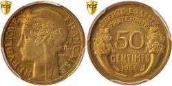 World Coins - Coin, France, Morlon, 50 Centimes, 1939, Paris, PCGS, MS65,