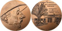 World Coins - France, Medal, Général De Gaulle, Conférence de Brazzaville, Janvier 1944
