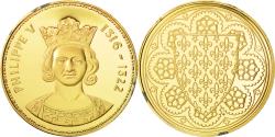 World Coins - France, Medal, Les Rois de France, Philippe V, History, , Vermeil