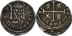 World Coins - Spain, Philip IV, 1/2 Réal, Uncertain date, Segovia, Silver,
