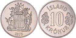 World Coins - Coin, Iceland, 10 Kronur, 1975