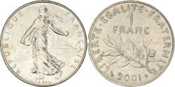 World Coins - Coin, France, Semeuse, Franc, 2001, , Nickel, KM:925.2, Gadoury:474