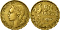 World Coins - Coin, France, Guiraud, 50 Francs, 1954, Beaumont - Le Roger,